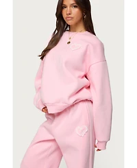 Edikted Women's Love Oversized Sweatshirt