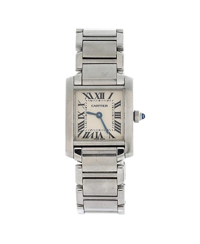 Pre-Owned Cartier Tank Francaise Quartz Watch in Stainless Steel 25mm