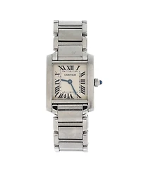 Pre-Owned Cartier Tank Francaise Quartz Watch in Stainless Steel 25mm