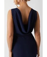 Coast Cowl Back Maxi Bridesmaid Dress