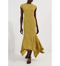 Karen Millen Women's Sleeve Trim Detail Jersey Maxi Dress