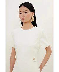 Karen Millen Women's Tailored Mini Dress