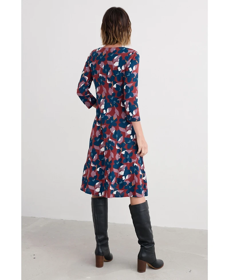 Seasalt Cornwall Women's Enor Quarter Sleeve Dress