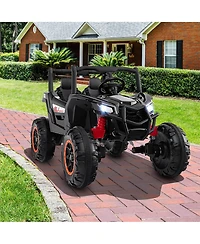 24V Kids Ride on Utv with 4 x 100W Powerful Engine Remote Control High/Low Speed