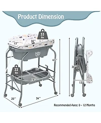 Costway Baby Changing Table