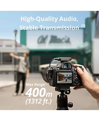 Dji Mic Mini 2.4GHz 2-Person Clip-On Digital Wireless Microphone System with Charging Case
