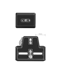 SmallRig Extended Arca-Type Quick Release Plate for Dji Rs 2 and Rsc 2 Gimbal
