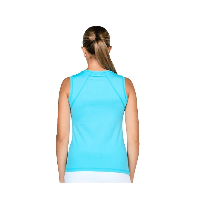 Sofibella Uv Colors Womens Sleeveless Tennis Shirt