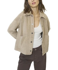 Central Park West Women's Billie Cropped Barn Jacket