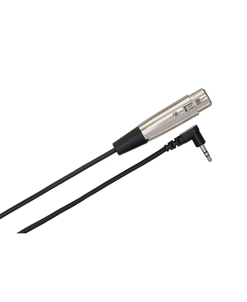 Hosa Technology 2' XLR3F to Right Angle 3.5mm Trs Microphone Cable