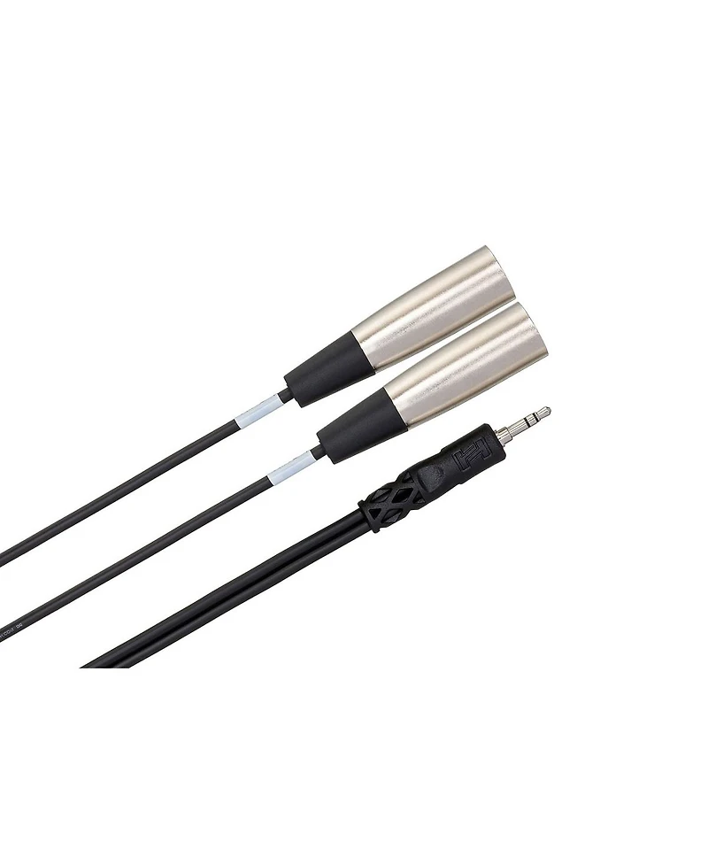Hosa Technology Hosa Cyx-402M 3.5 mm Trs to Dual XLR3M Stereo Breakout Cable, 2 Meters