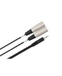 Hosa Technology Hosa Cyx-402M 3.5 mm Trs to Dual XLR3M Stereo Breakout Cable, 2 Meters