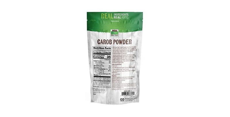 Now Foods Carob Powder Roasted ,12 oz