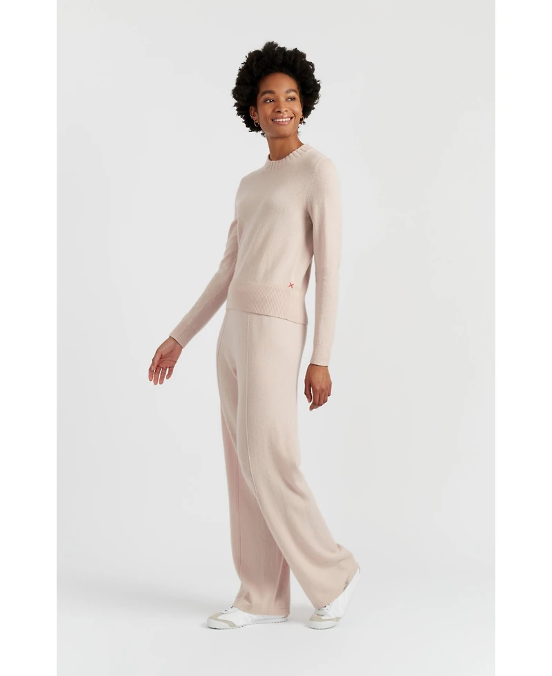 Chinti & Parker Women's Wool Cashmere Cropped Sporty Sweater