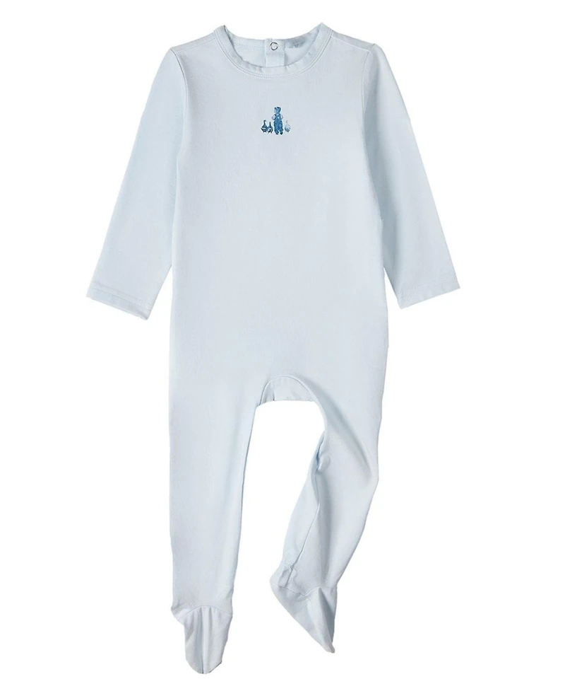 MeMoi Baby And Toddler Boys "Boy His Waddling Ducks" Cotton Rich Footie