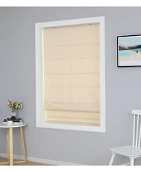 Shadisfy Polyester Pueblo Roman Blind 35x64 X22 Pearl White