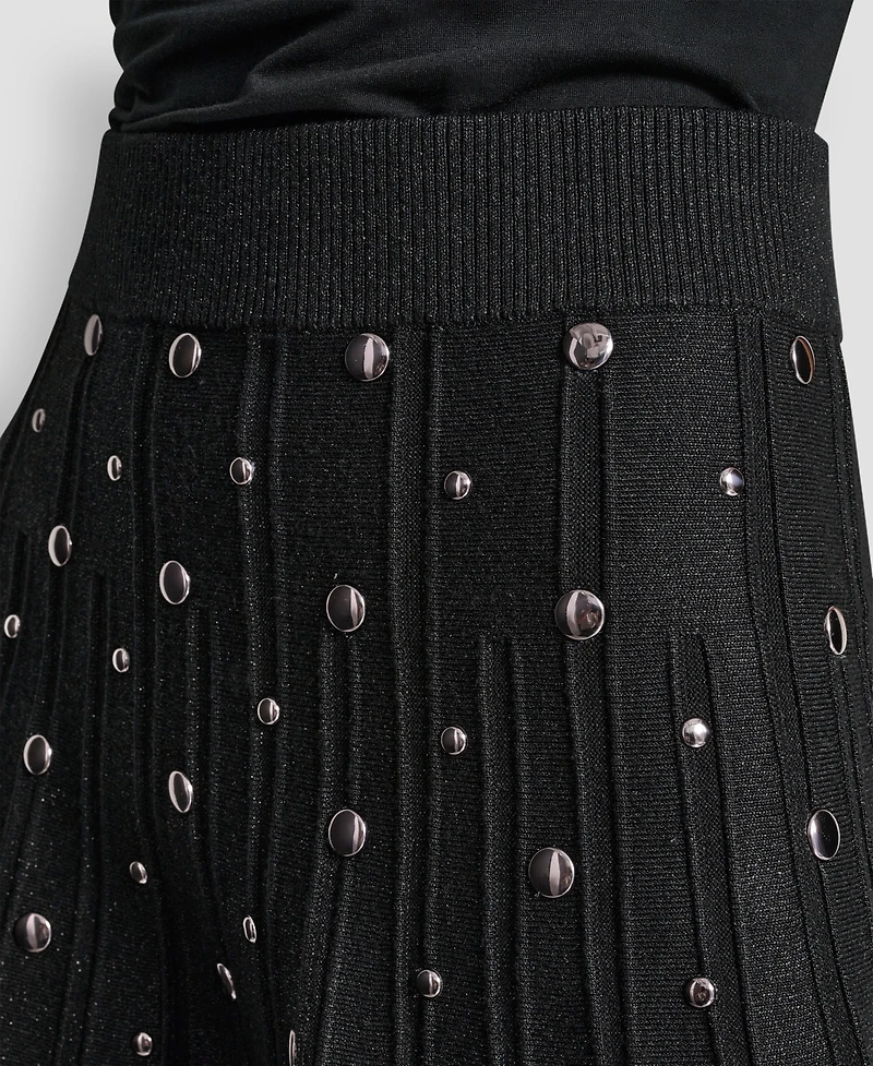 Dkny Women's Studded Sweater Mini Skirt
