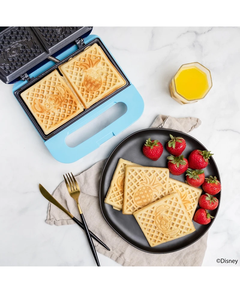 Uncanny Brands Disney Lilo and Stitch Waffle Maker - Make Lilo and Stitch Waffles