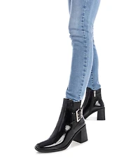 Xti Women's Heeled Patent Leather Chelsea Booties By Xti