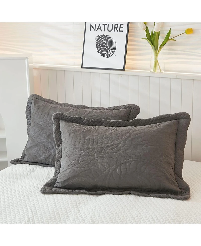 MarCielo 100% Cotton Oversized Bedspread Quilt Set