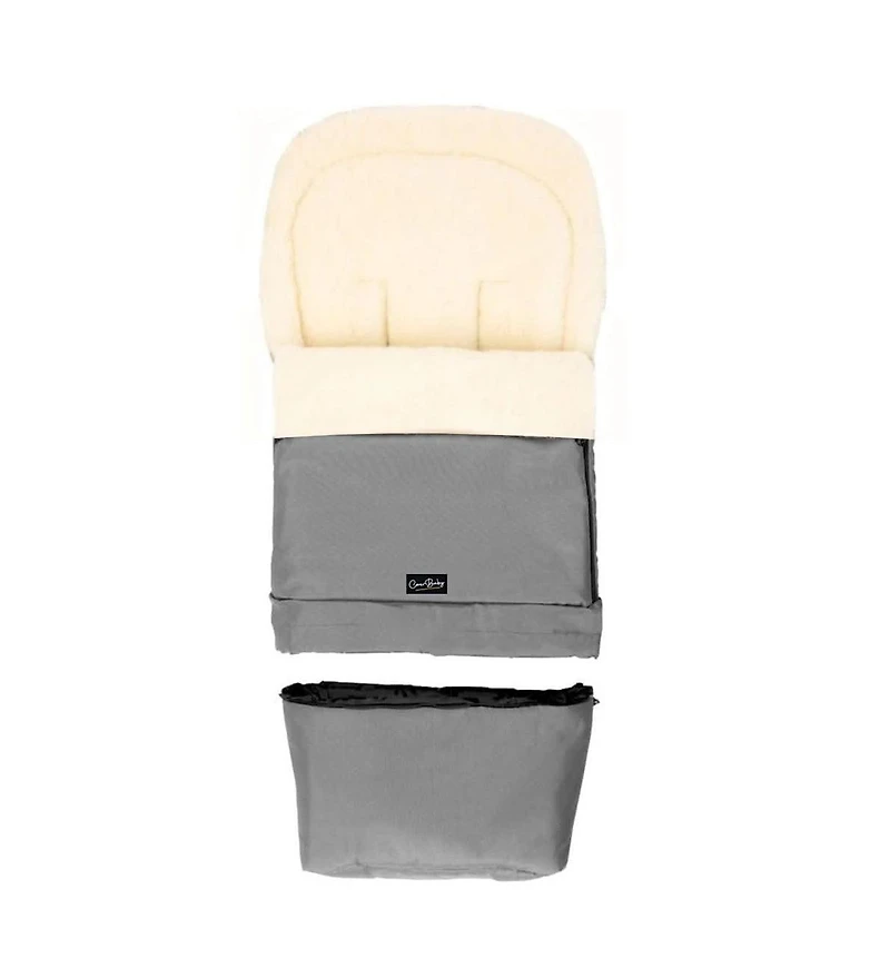 Cover Baby Baby Cover 0-3 Years Scandinavian Organic Wool Adjustable Footmuff in