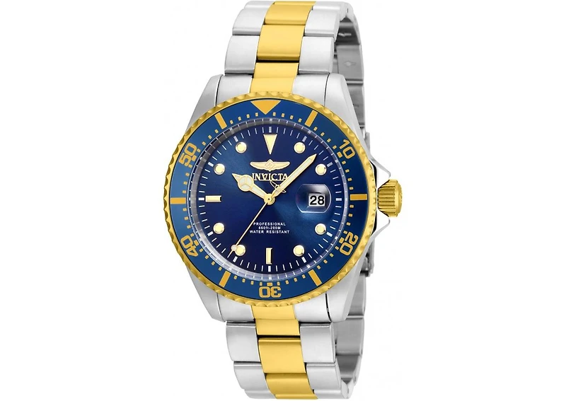 Invicta Men's Pro Diver Quartz 3 Hand Blue Dial Watch