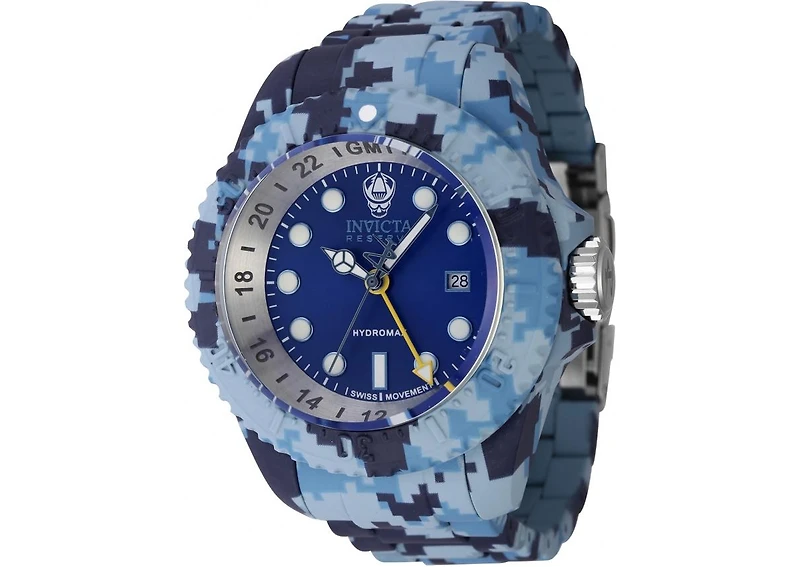 Invicta Men's 45940 Reserve Quartz 3 Hand Blue Dial Watch
