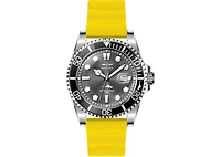Invicta Men's 47163 Pro Diver Quartz 3 Hand Charcoal Dial Watch
