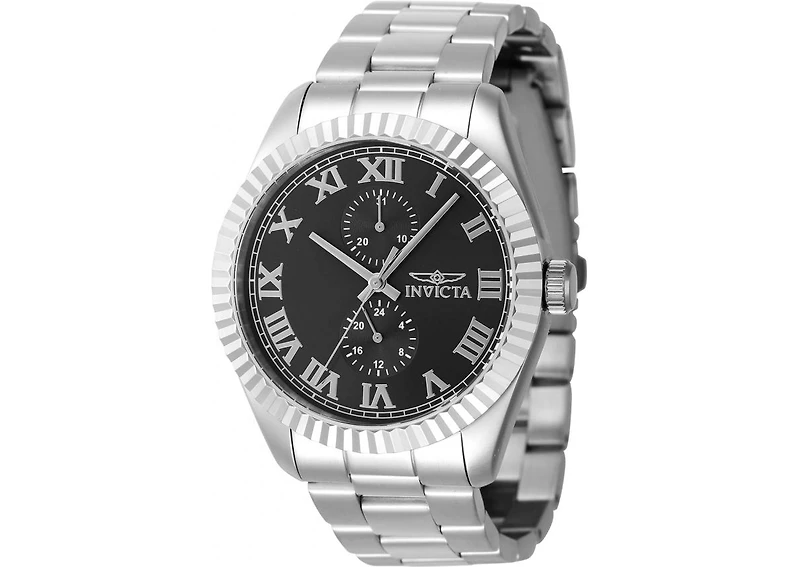 Invicta Men's 47420 Specialty Quartz Multifunction Black Dial Watch
