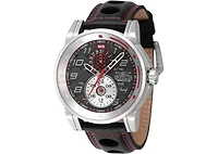Invicta Men's 47533 Invicta Racing Quartz Multifunction Black, Silver, Red Dial Watch