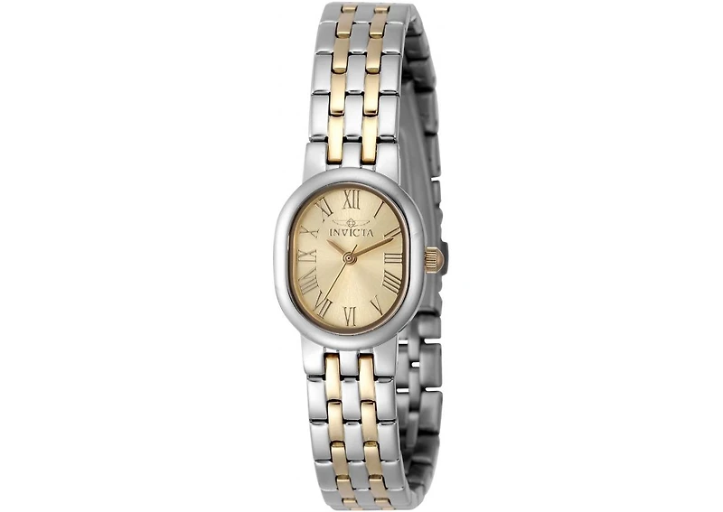 Invicta Women's Angel Quartz 3 Hand Gold Dial Watch