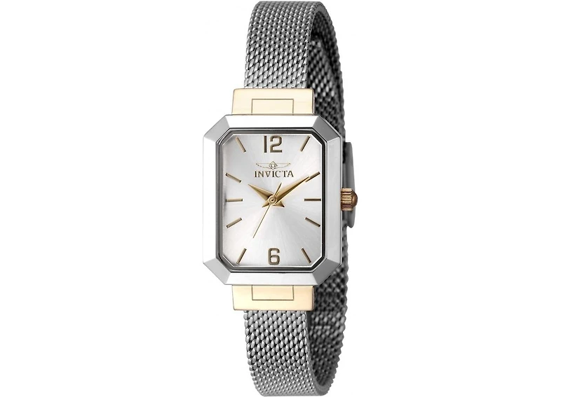 Invicta Women's 48152 Angel Quartz 3 Hand Silver Dial Watch
