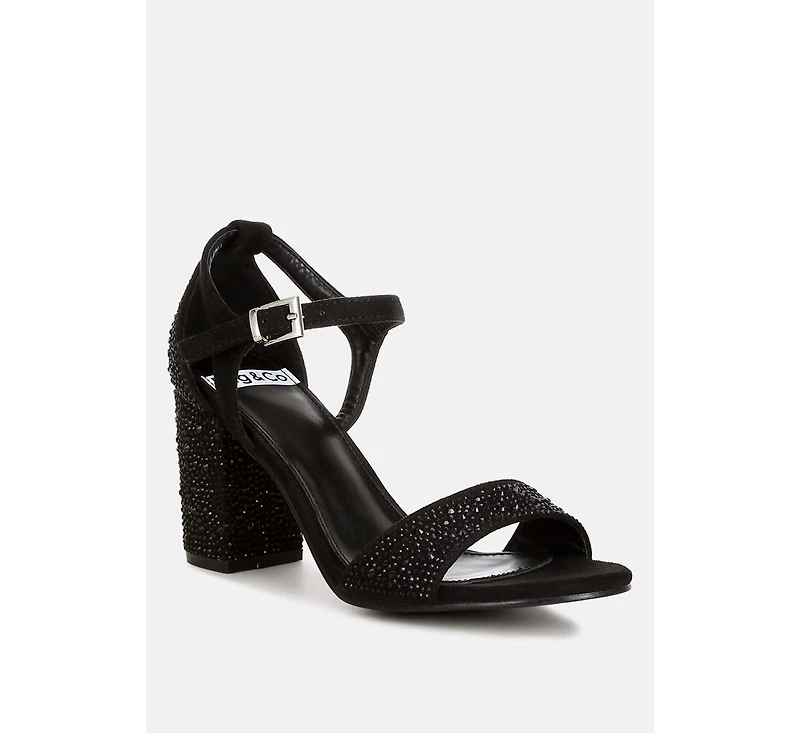 Navoli Rhinestones Embellished Sandals Women