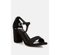Navoli Rhinestones Embellished Sandals Women