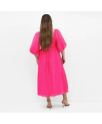 City Chic Plus Shae V Neck Dress
