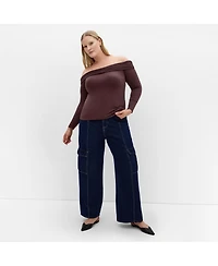 City Chic Women's Plus Jojo Knit Top