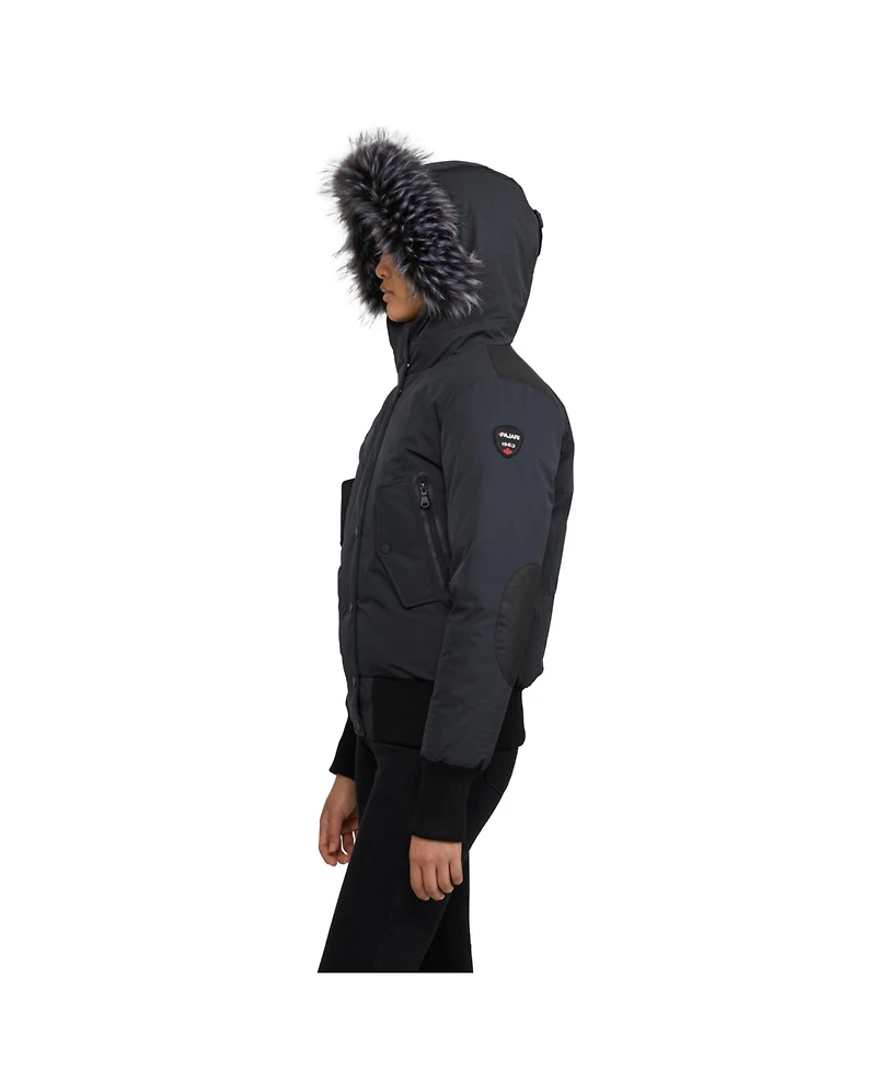 Pajar Women's Vanita Boxy Reversible Midweight Puffer Jacket