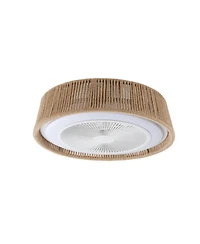 Streamdale Furniture Bohemian style Led Dimmable Ceiling Light With Built-In Fan - Remote Control