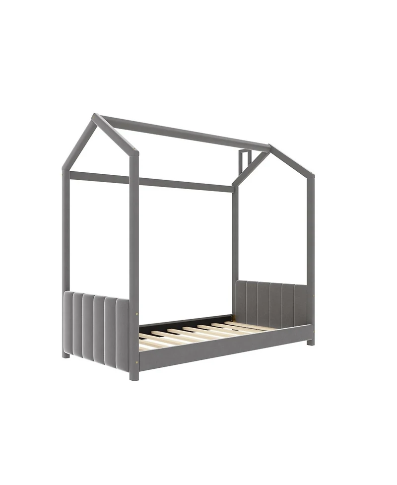 Streamdale Furniture Twin Size House Bed Wood Bed