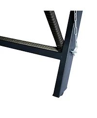Streamdale Furniture Wicker Foldable Patio Bench with Cushion
