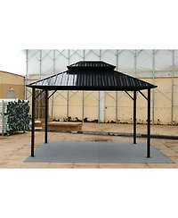 Streamdale Furniture 10x10FT Aluminum Hardtop Gazebo