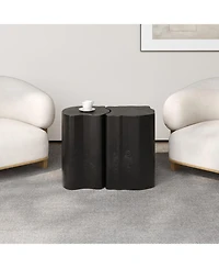 Streamdale Furniture Irregular End Table - Split Design, Indoor/Outdoor