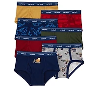 Carter's Little and Big Boys 7-Pack Construction-Themed Boxer Briefs