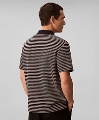 Calvin Klein Men's Ottoman Stripe Polo Shirt
