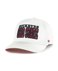 '47 Brand Women's White Ohio State Buckeyes Outspoken Hitch Adjustable Hat