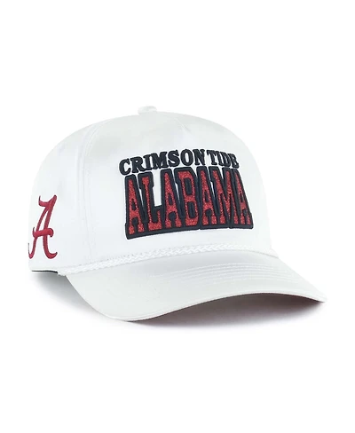 '47 Brand Women's White Alabama Crimson Tide Outspoken Hitch Adjustable Hat