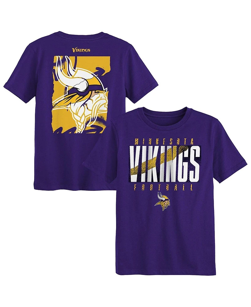 Outerstuff Preschool Purple Minnesota Vikings Posterize T-Shirt