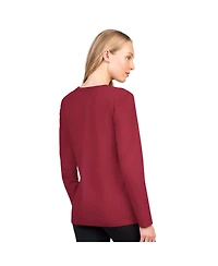 G-iii 4Her by Carl Banks Women's Burgundy Washington Commanders Best Play Long Sleeve T-Shirt