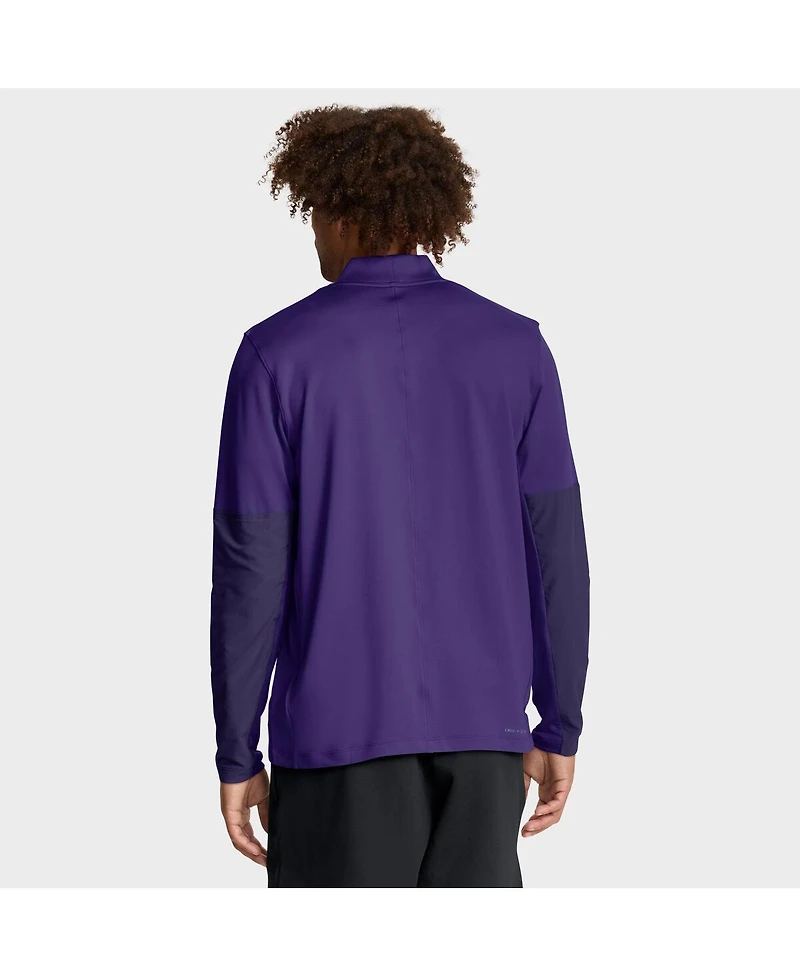 Nike Men's Purple Lsu Tigers One Goal Performance Half-Zip Pullover Sweatshirt