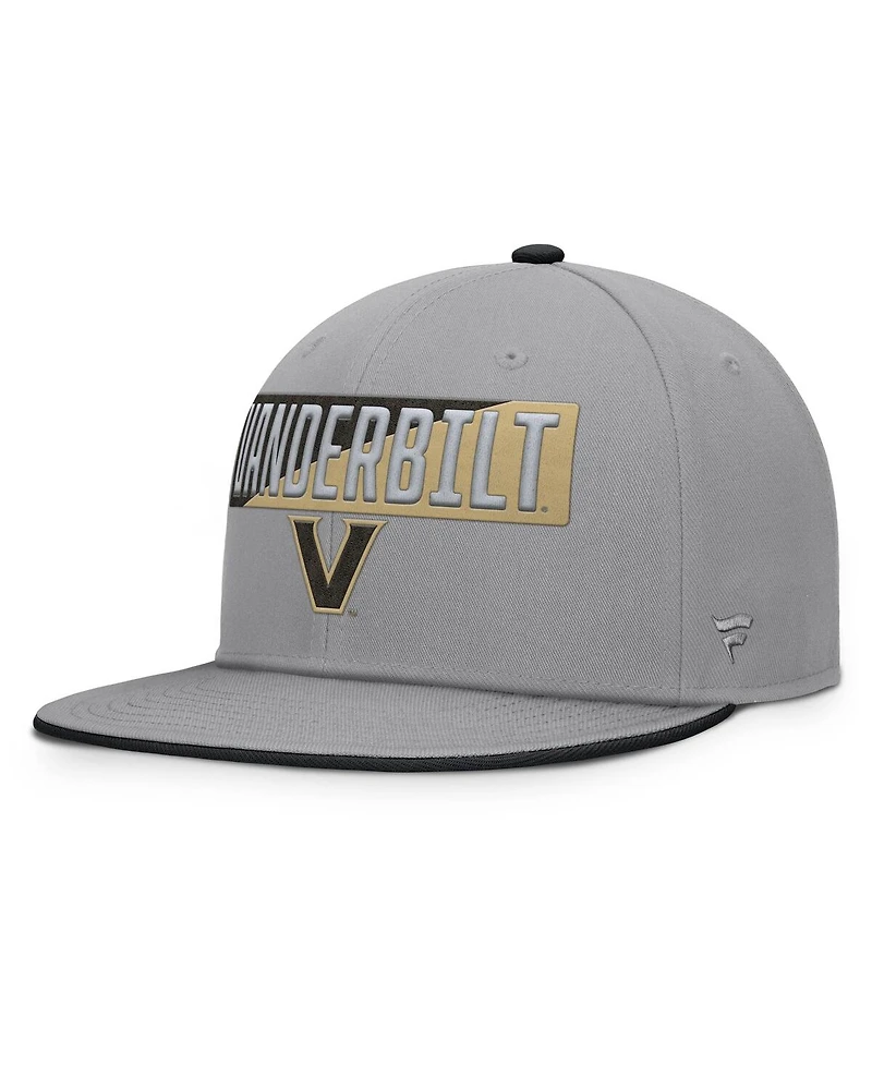 Fanatics Men's Gray Vanderbilt Commodores Duo Snapback Hat